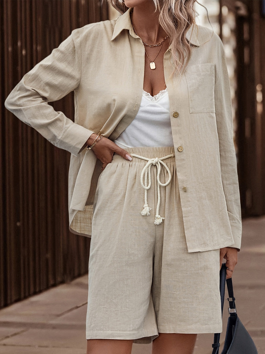 Tropical Lagoon Lounge Wear Two-Piece Set for Ultimate Comfort and Style