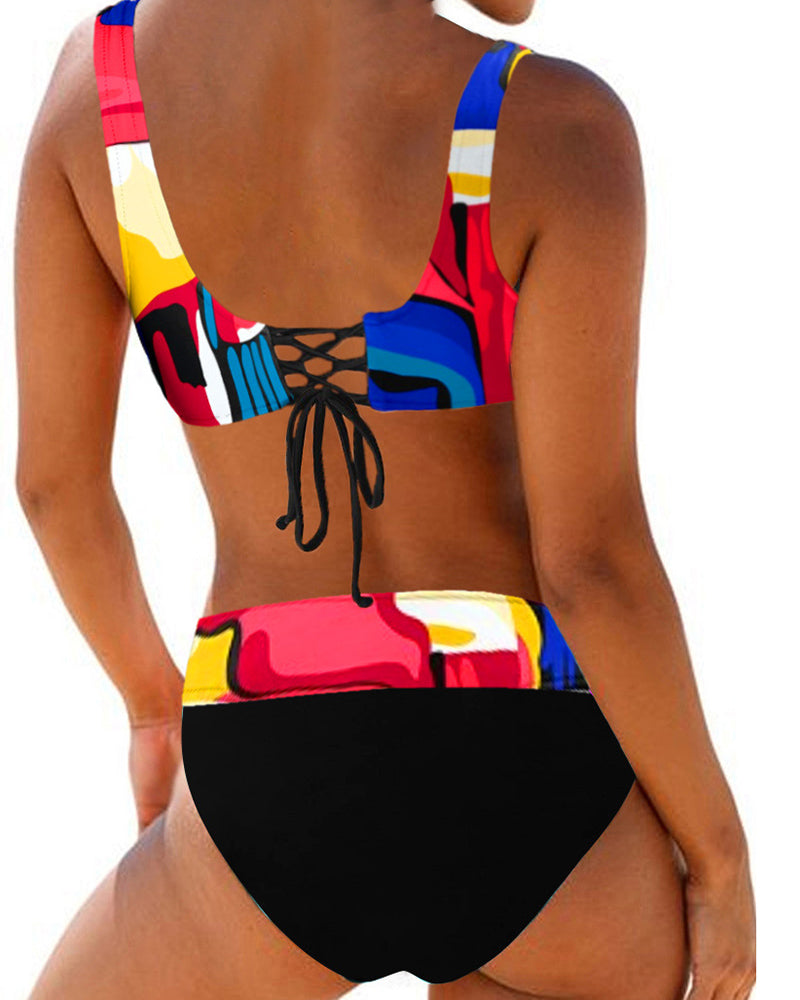 Colorful Bikini Set | Vibrant Summer Swimwear