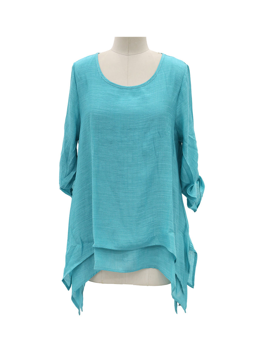 Two-Piece Round Collar Set for an Elegant Style