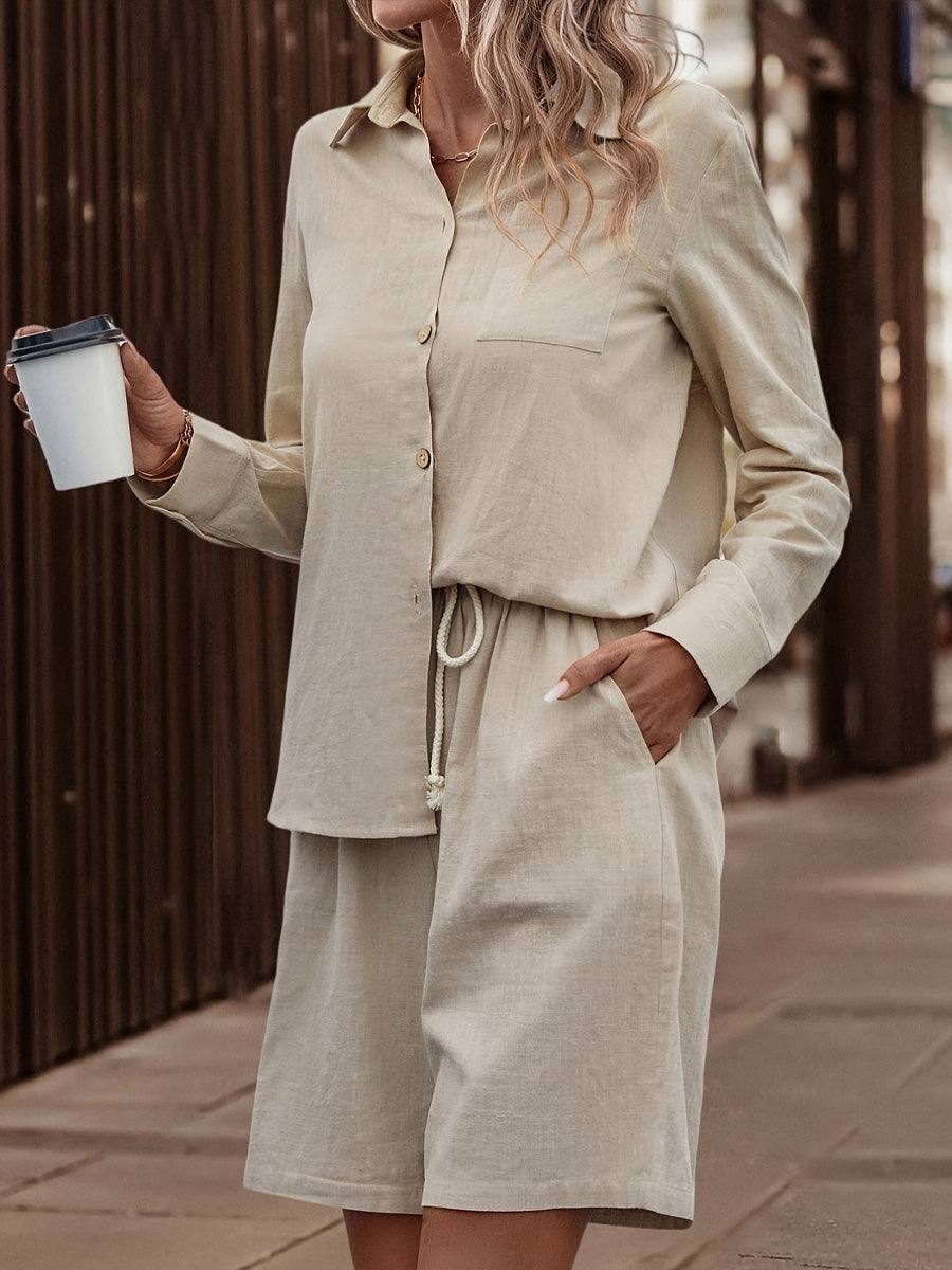 Tropical Lagoon Lounge Wear Two-Piece Set for Ultimate Comfort and Style