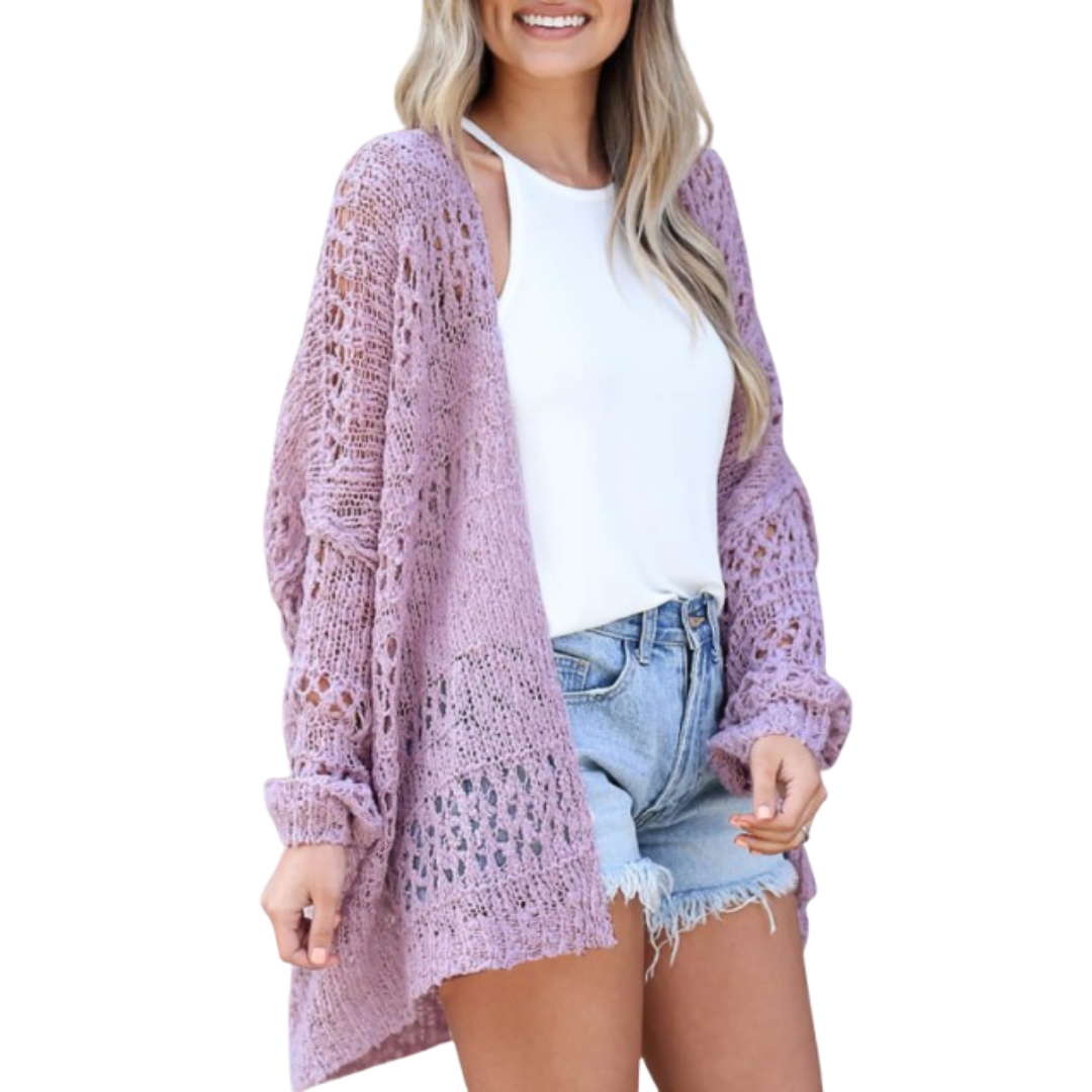 Lightweight Oversized Boho Summer Cardigan – Effortless, Airy Layering for Warm Weather