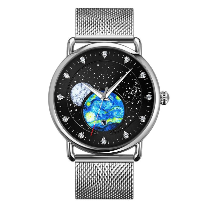 Elegant and Sophisticated Lunar Shine Mechanical Watch