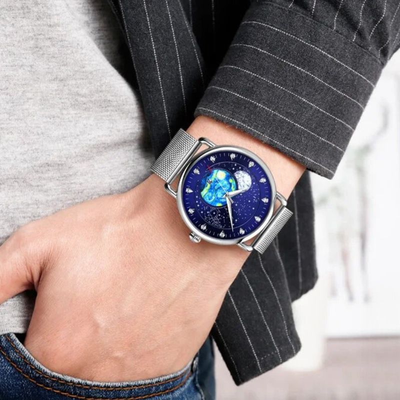 Elegant and Sophisticated Lunar Shine Mechanical Watch