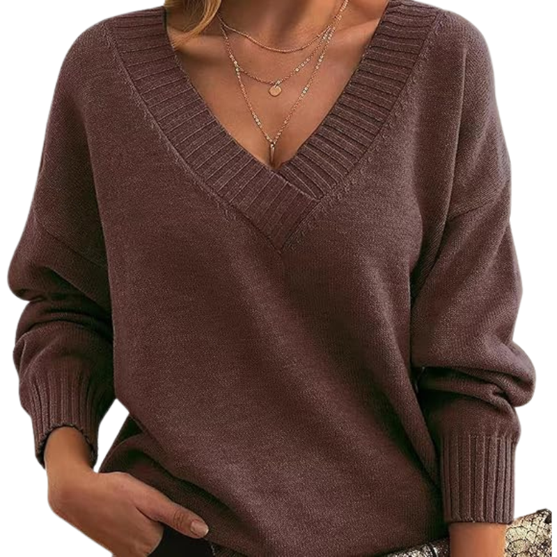 Ultra-Soft Lightweight V-Neck Sweater