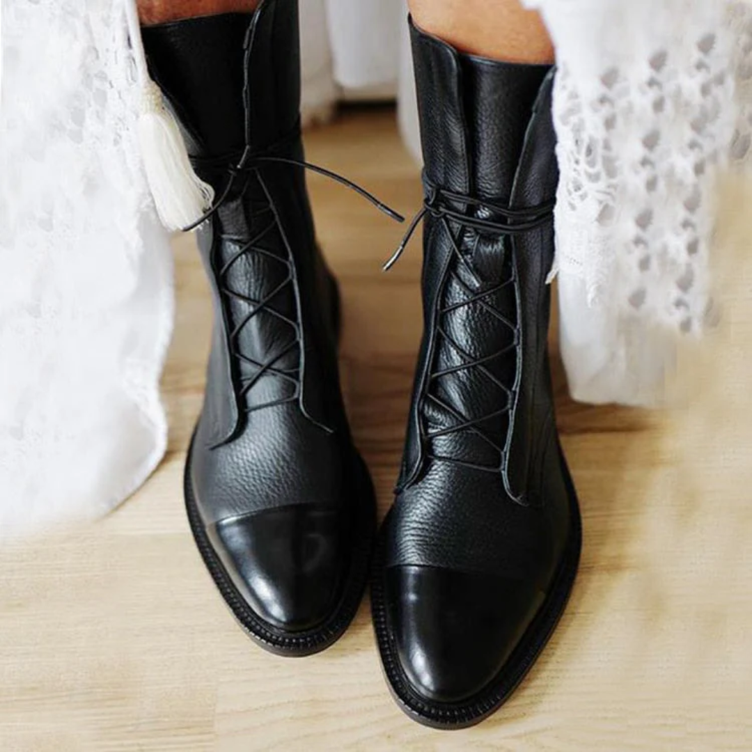 ISABELLA - Elegant Faux Leather High Heel Boots