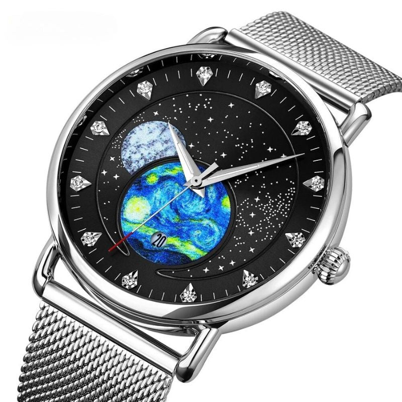 Elegant and Sophisticated Lunar Shine Mechanical Watch