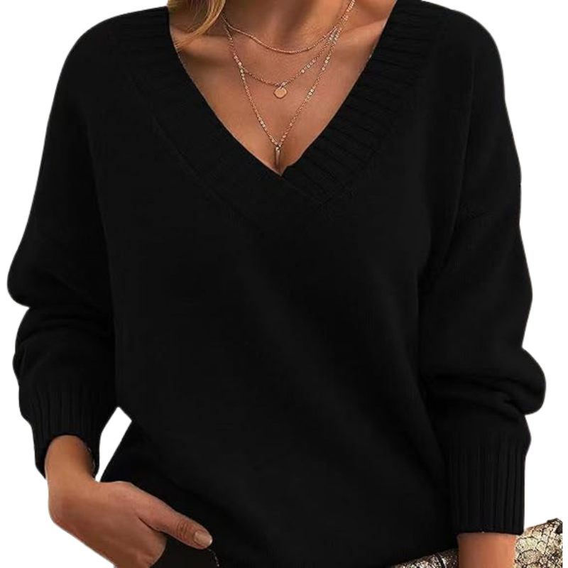 Ultra-Soft Lightweight V-Neck Sweater