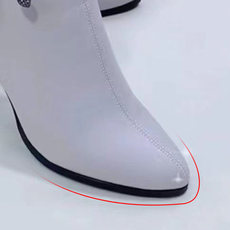 Pointed Toe Ankle Boots with Bow for an Elegant Style