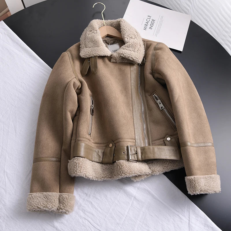 Nova Suede Winter Coat | Luxury & Warm Design for Elegant Winters