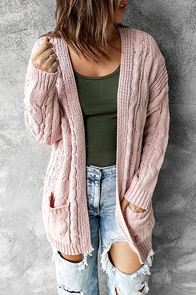Xoe Casual Open-Front Cardigan - Effortless Everyday Layering