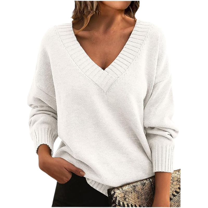 Ultra-Soft Lightweight V-Neck Sweater