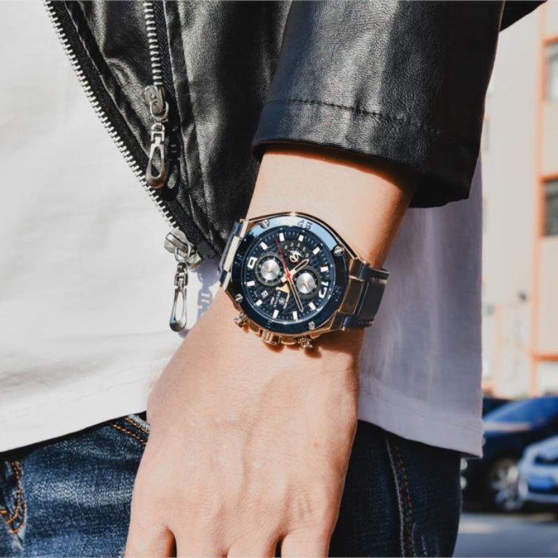 Multifunction Sports Chronograph Watch - Style and Precision Guaranteed