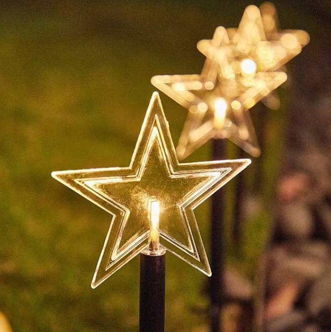 SnowGlow - Solar-Powered Path Light for Festive Outdoor Atmosphere