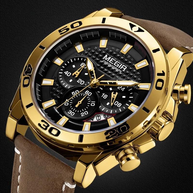 Ultra-Resistant Sports Chronograph Watch for Military