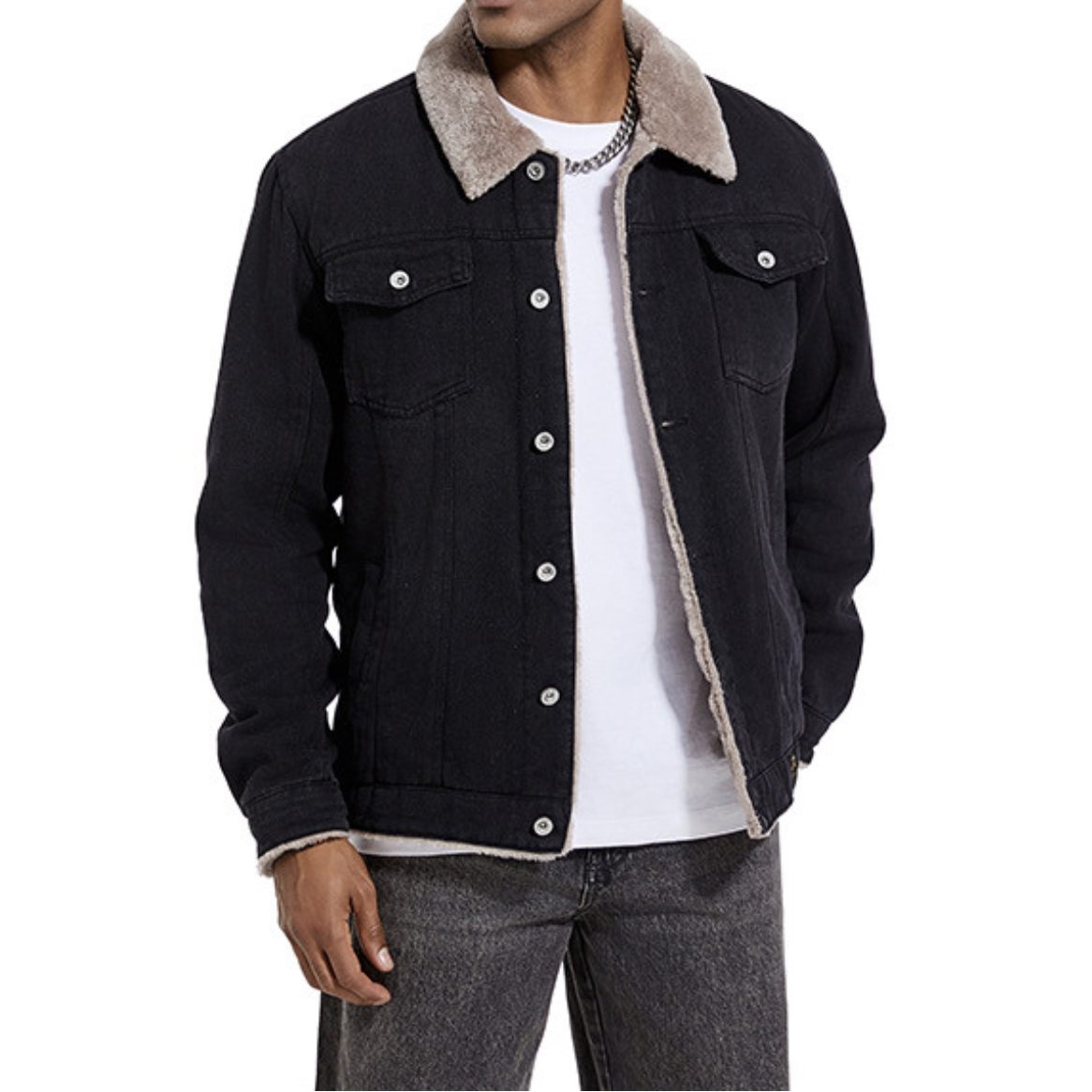 Gabriel | Elegant Denim Jacket - Sophisticated and Versatile Style for Any Occasion