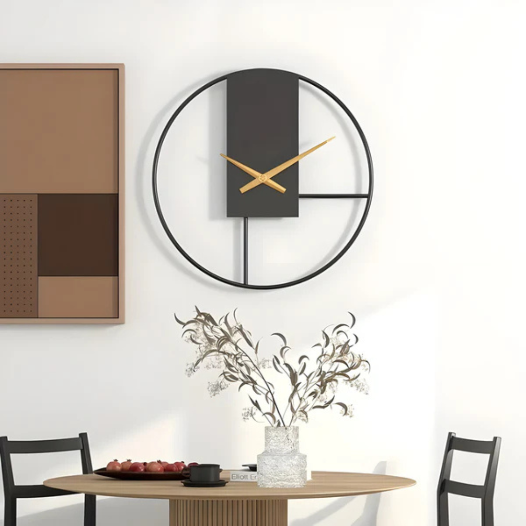 Aurum - Elegant Minimalist Wall Clock | Stylish and Calming Silent Design