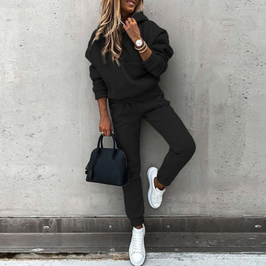 Natalie | Women's Tight Hooded Sweatshirt and Joggers Set