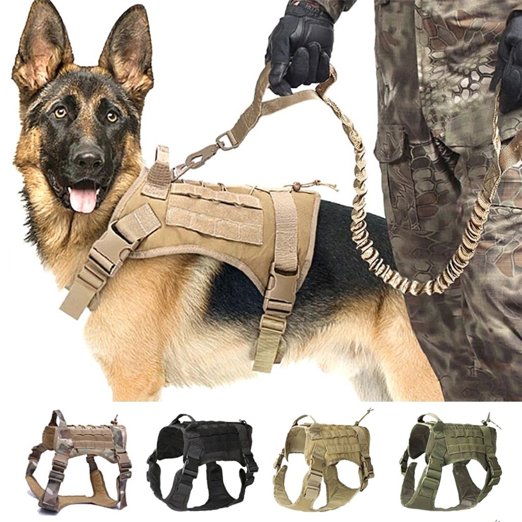 Adjustable Tactical Safety Harness for Dogs for Ultimate Comfort and Safety