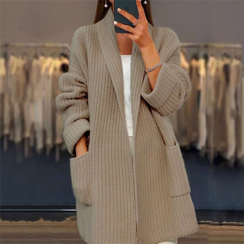 Sheryl – Cozy All-Day Warmth Pocket Cardigan