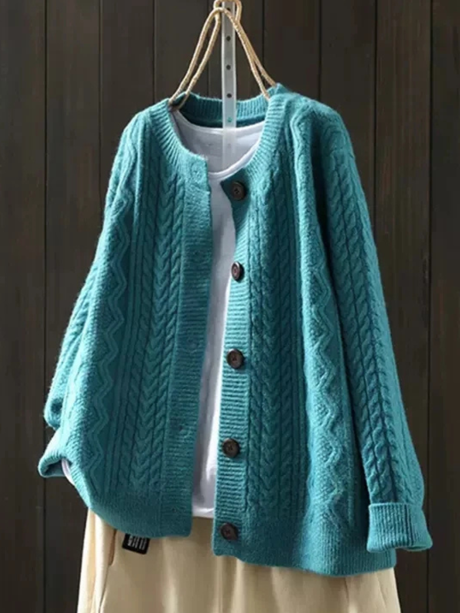 Lorena - Comfortable Cable Pullover for a Cozy Style