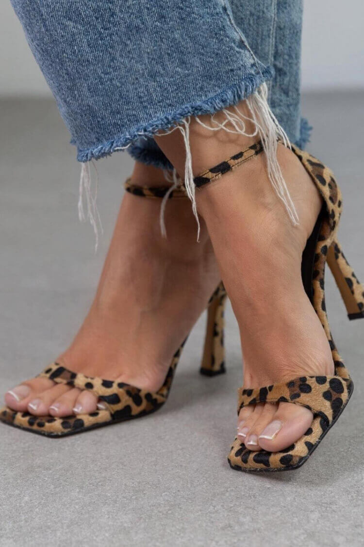 Leopard Print Heels - Chic Animal-Print Pumps