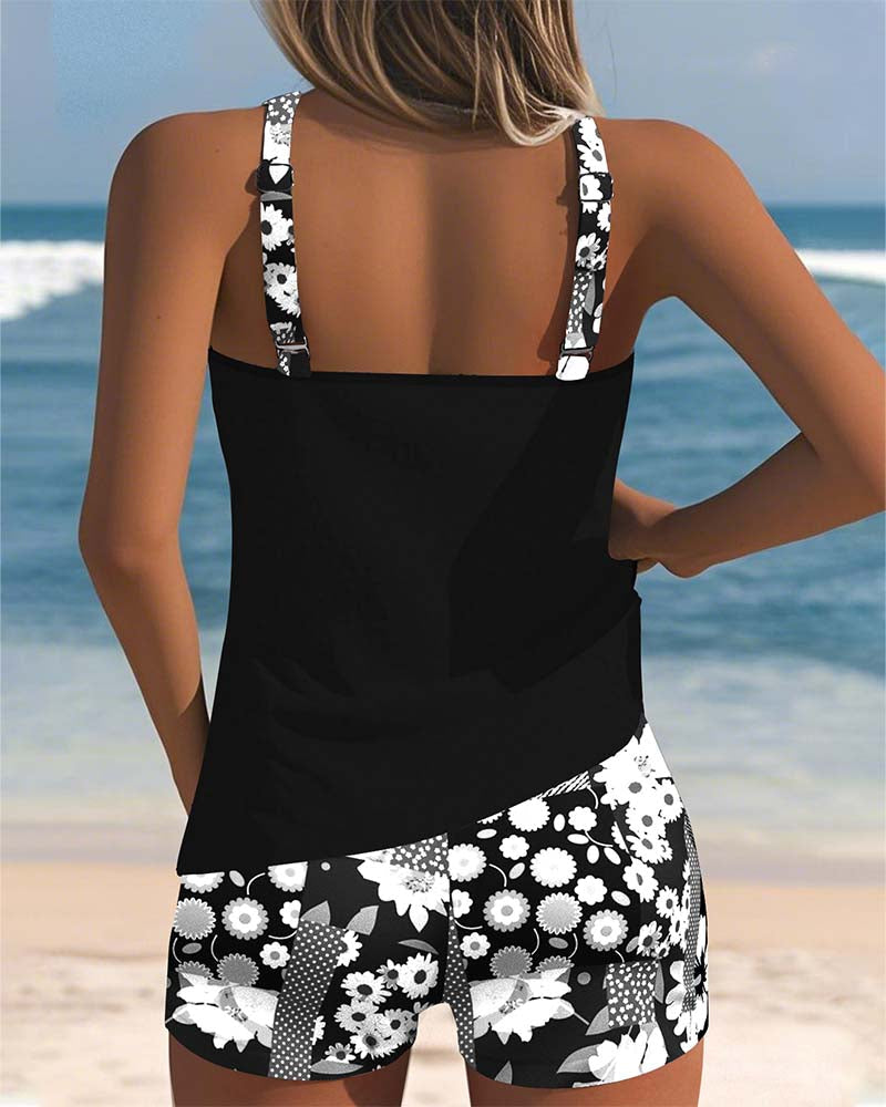 Swimsuit With Shorts | Comfortable Two Piece Beachwear