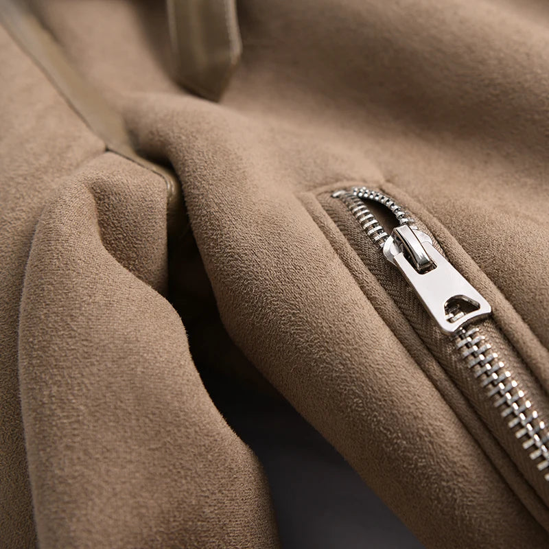 Nova Suede Winter Coat | Luxury & Warm Design for Elegant Winters