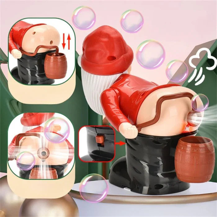 SillySanta - Funny Bubble Figure for Gift Joy and Christmas Cozy