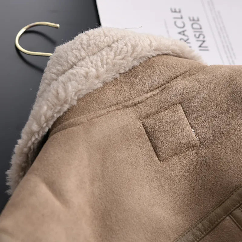 Nova Suede Winter Coat | Luxury & Warm Design for Elegant Winters
