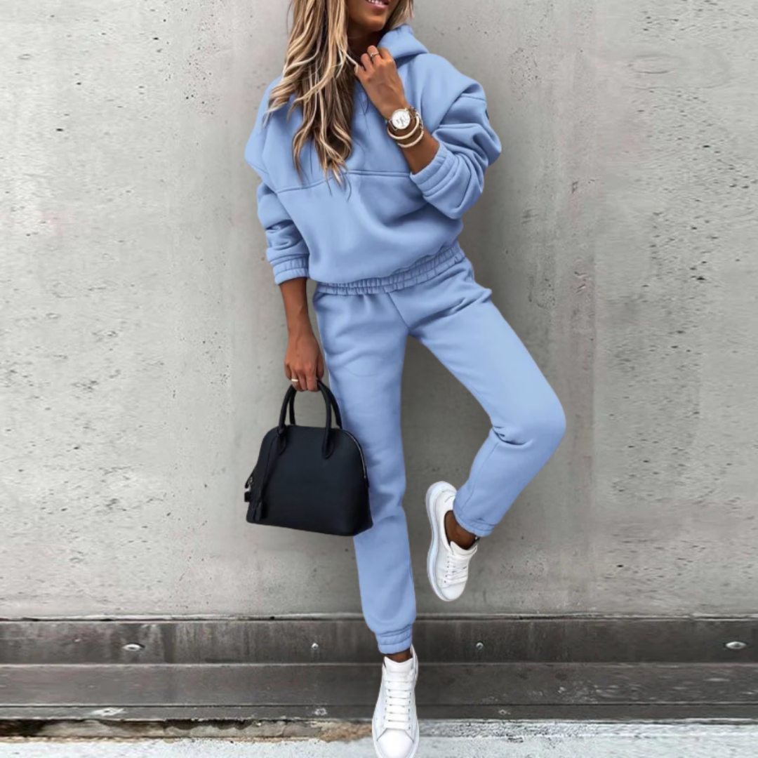 Natalie | Women's Tight Hooded Sweatshirt and Joggers Set
