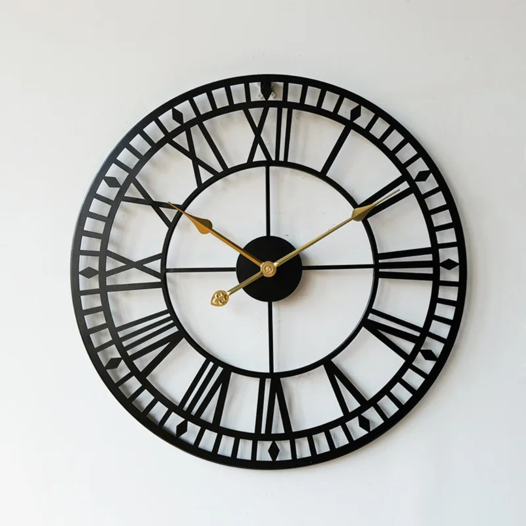 Epohi Retro Wall Clock - Stylish Clock for the Living Room