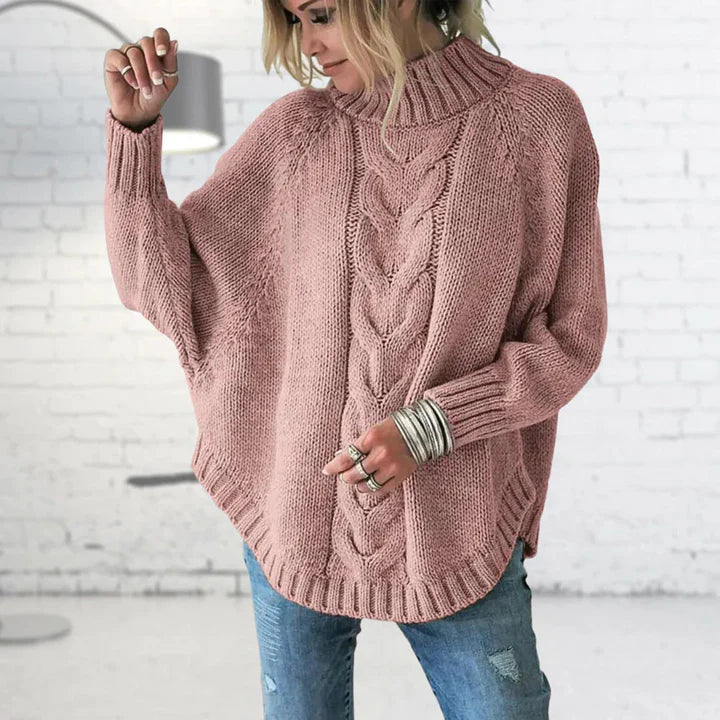 Elegant Women's Knit Turtleneck Sweater for Stylish Women