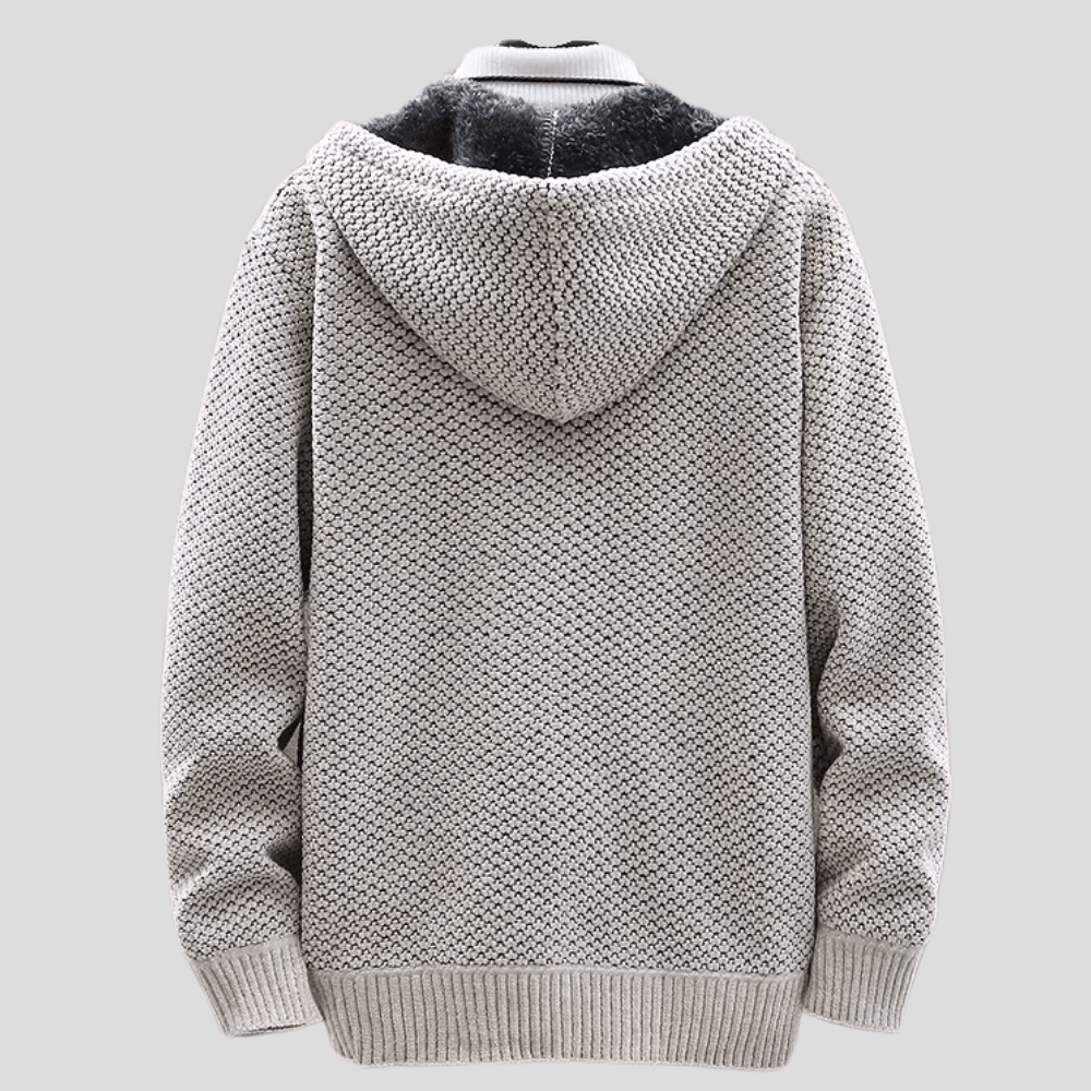 Lorent | Premium thermal-knit hoodie for warm comfort and modern style
