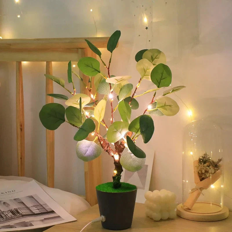 Festive Christmas Branch with LED Night Light for a Cozy Christmas Atmosphere