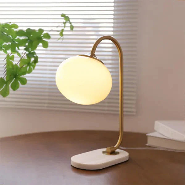 Funny Marshmallow Metal and Glass Table Lamp for Stylish Lighting