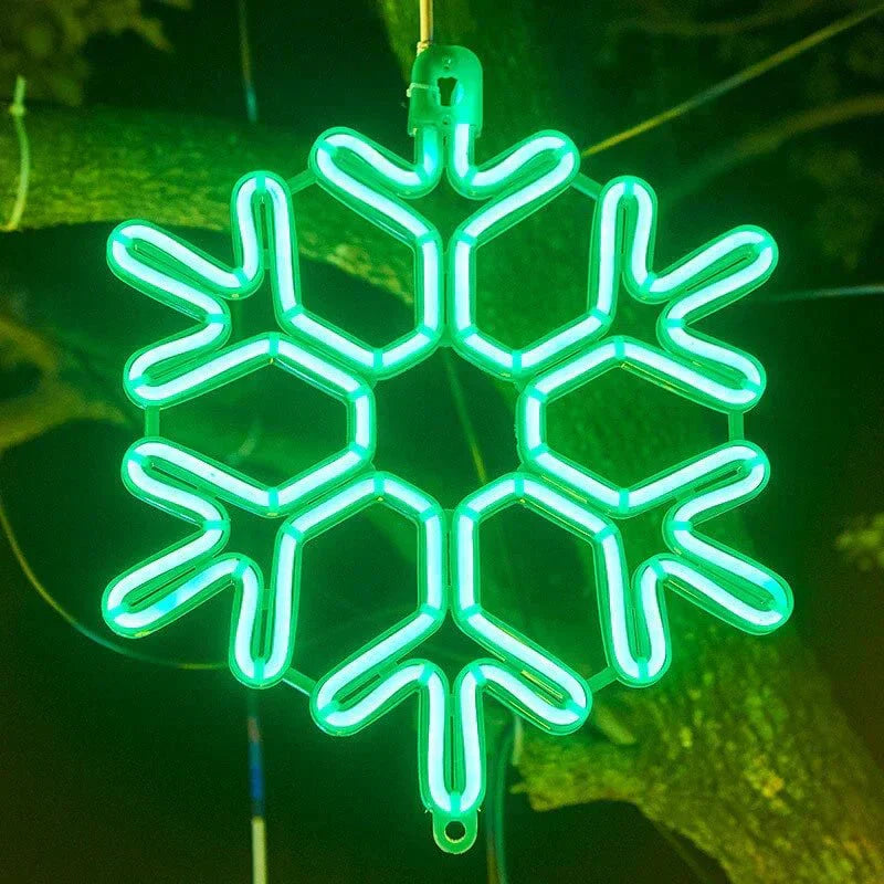 SnowGlow – Frozen Snowflake LED Lights for Winter Elegance