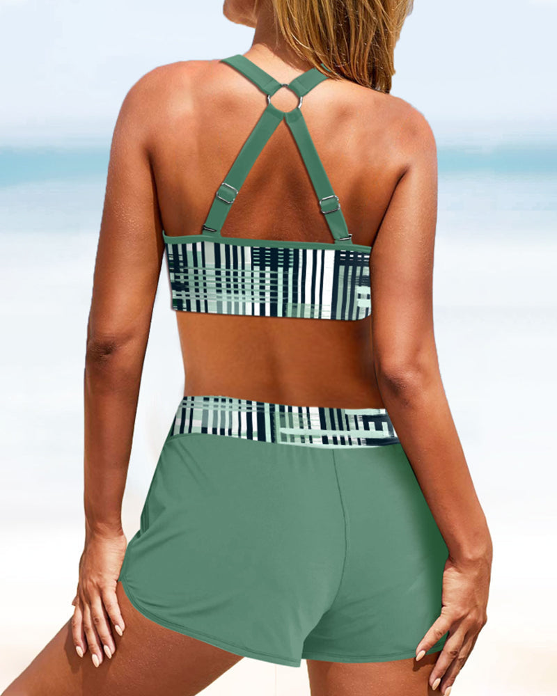 High Waist Ribbed Bikini | Ribbed Swim Set