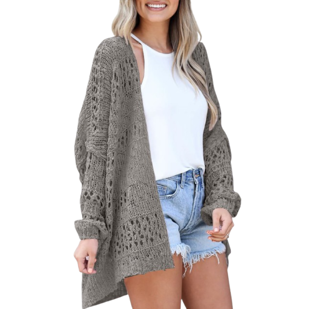 Lightweight Oversized Boho Summer Cardigan – Effortless, Airy Layering for Warm Weather