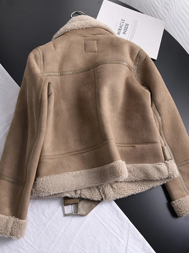 Nova Suede Winter Coat | Luxury & Warm Design for Elegant Winters