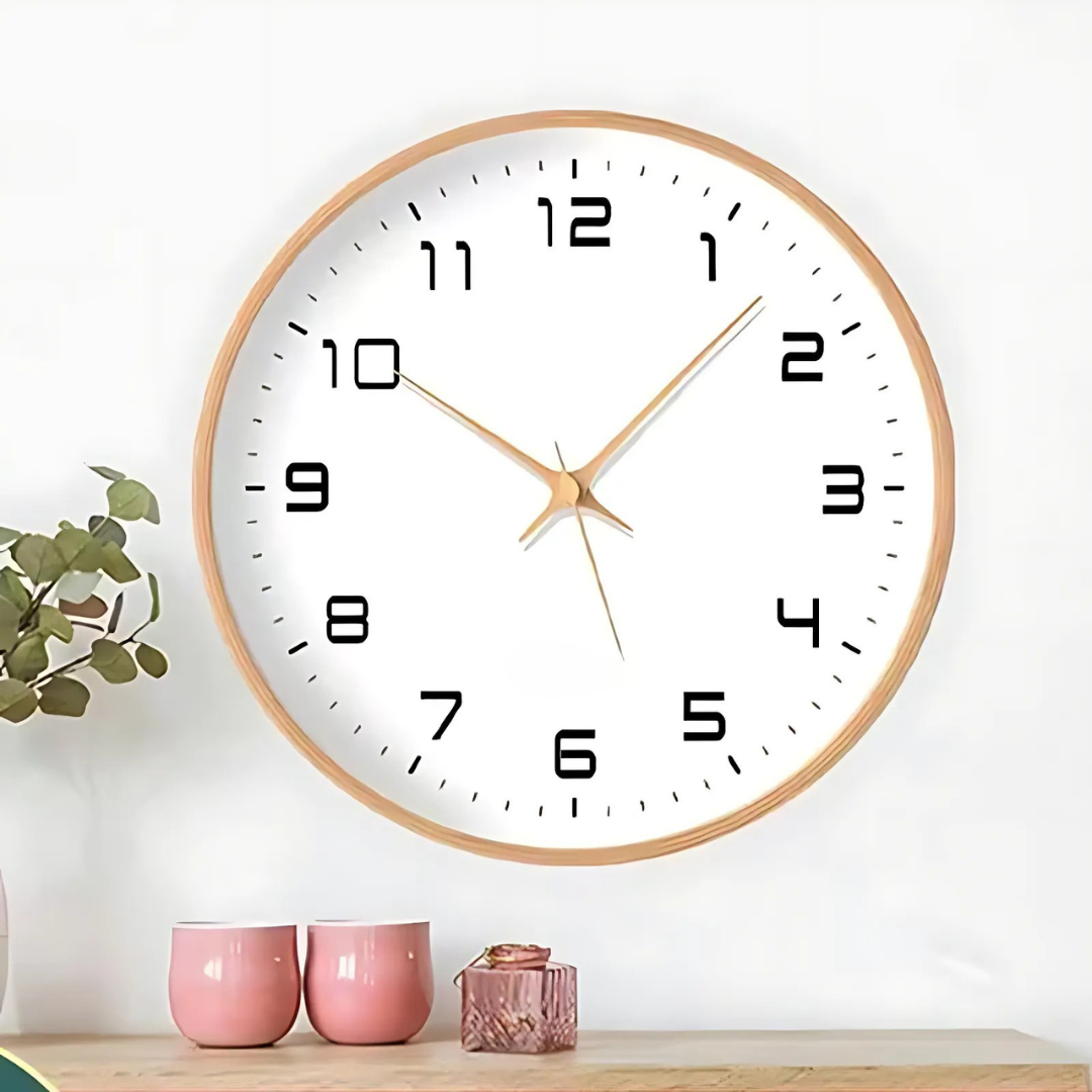 Woodland - Elegant Wooden Wall Clock for Stylish Interior Decor