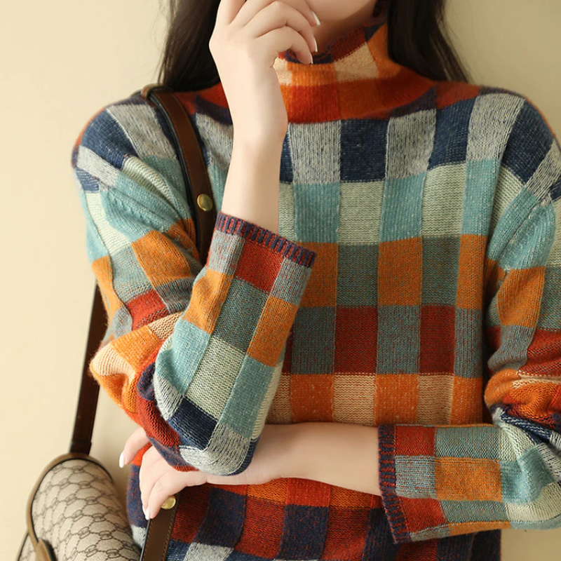 Emeline - Warm Retro Sweater for a Comfortable Style
