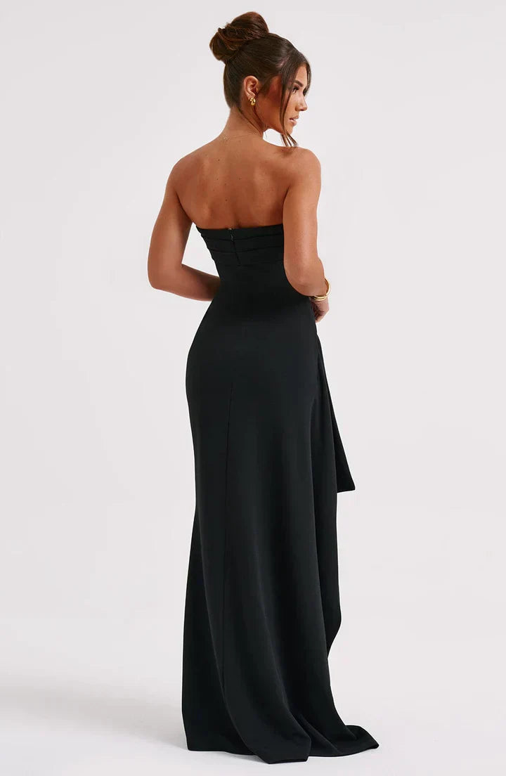 Stacy Off-the-Shoulder Maxi Dress - Flowy, Elegant Summer Gown