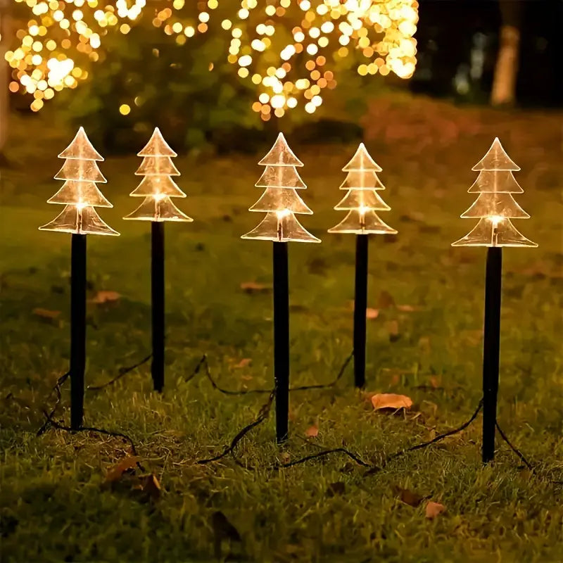 SnowGlow - Solar-Powered Path Light for Festive Outdoor Atmosphere