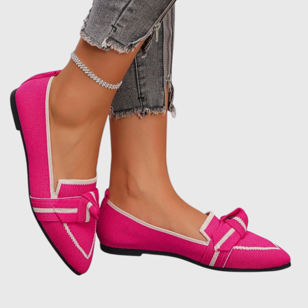 Mirella - All-Day Comfort Bow Loafers