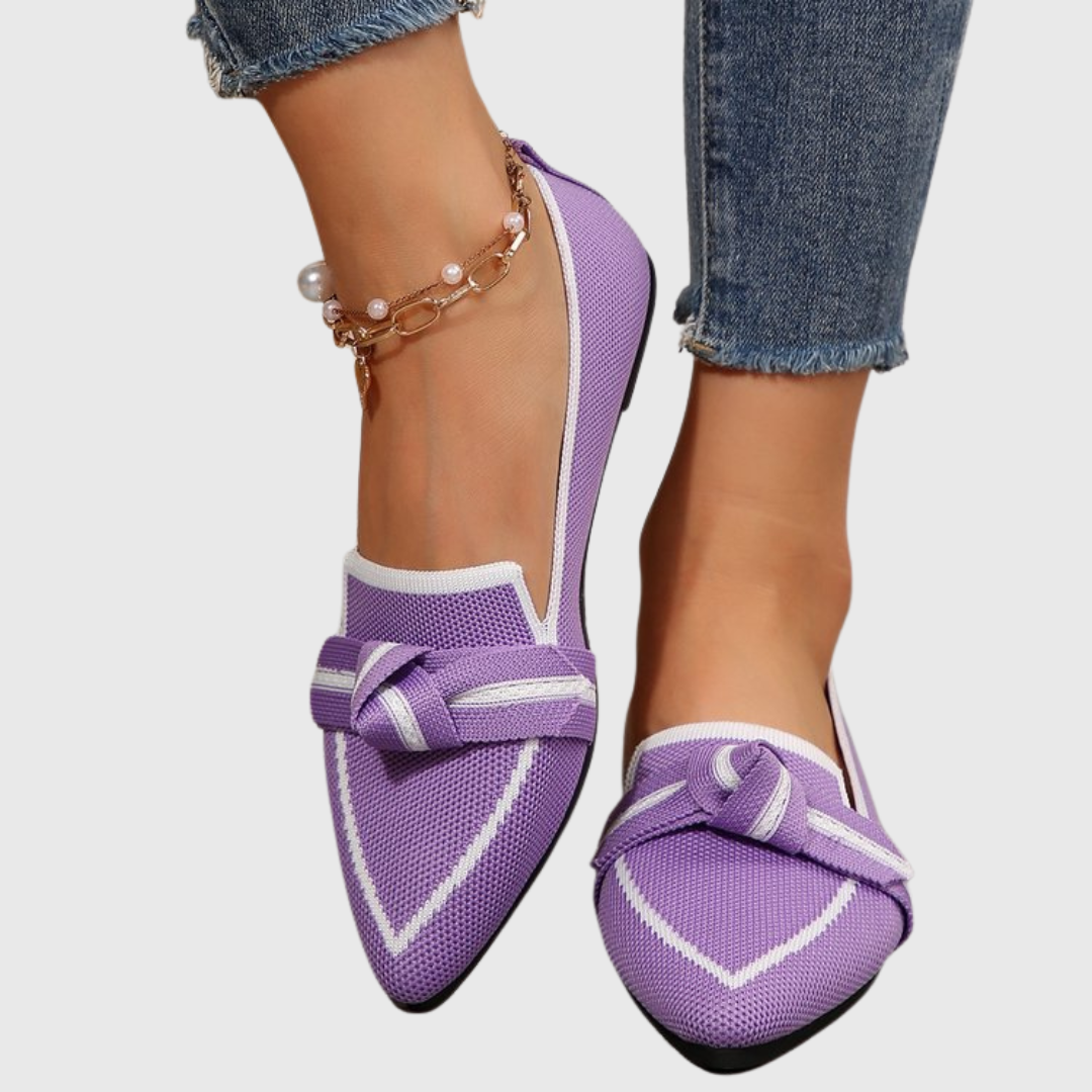 Mirella - All-Day Comfort Bow Loafers