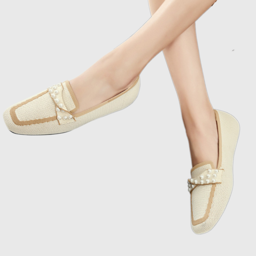 Melora Comfort Pearl Loafers - Cushioned Everyday Style
