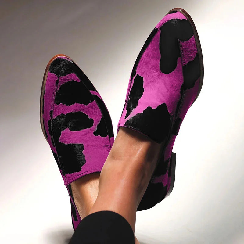 Statement-Making Animal-Print Loafers