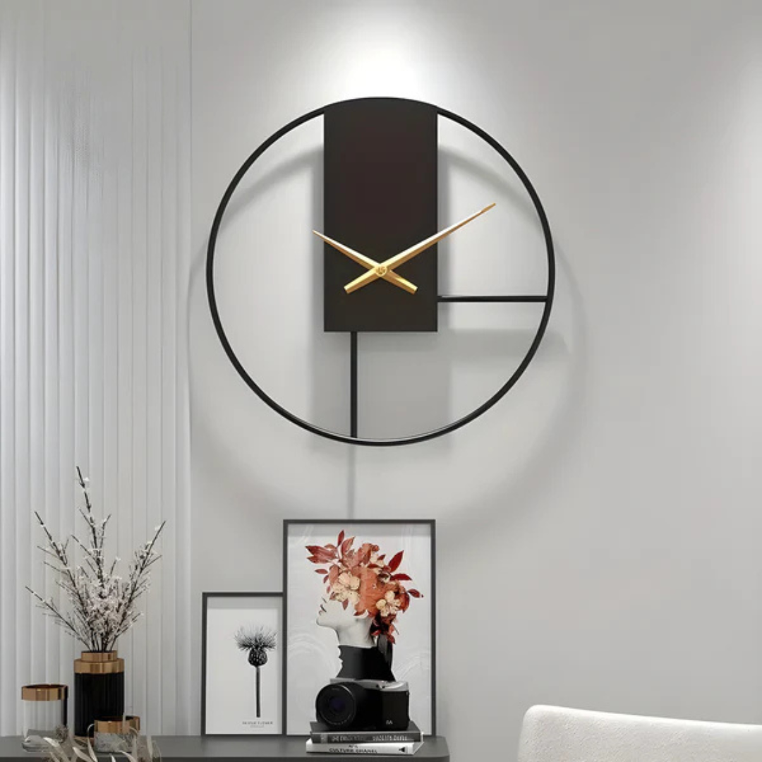 Aurum - Elegant Minimalist Wall Clock | Stylish and Calming Silent Design