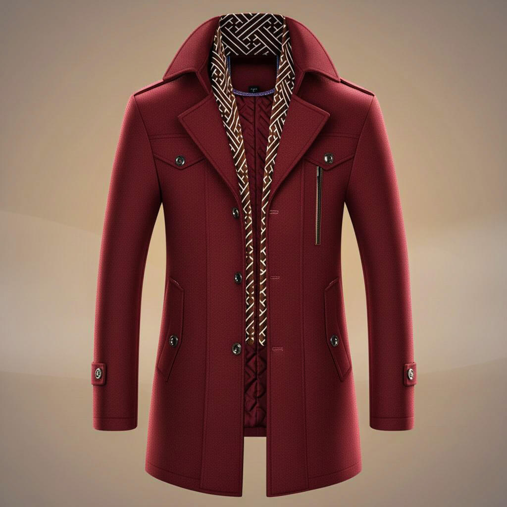 Kensworth Legacy Pure Wool Coat for an Elegant and Warm Style