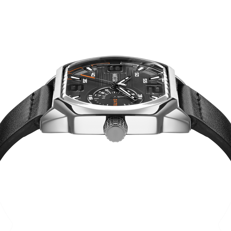 Luxury high-end leather sports watch